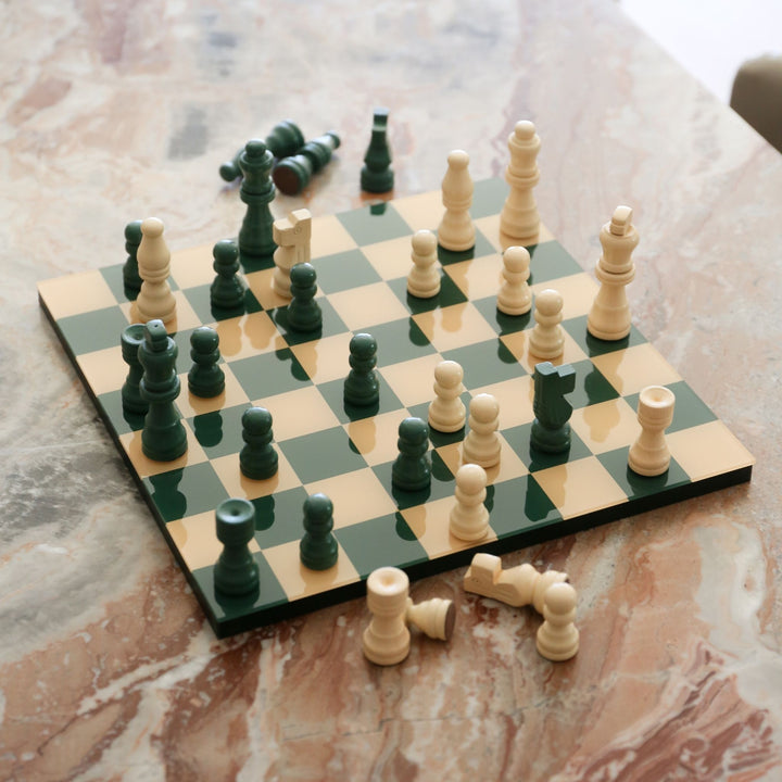 PRINTWORKS Classic Board Games Chess, Green