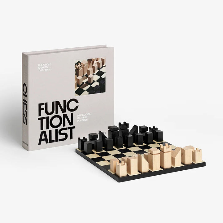 PRINTWORKS Wood Chess, The Functionalist
