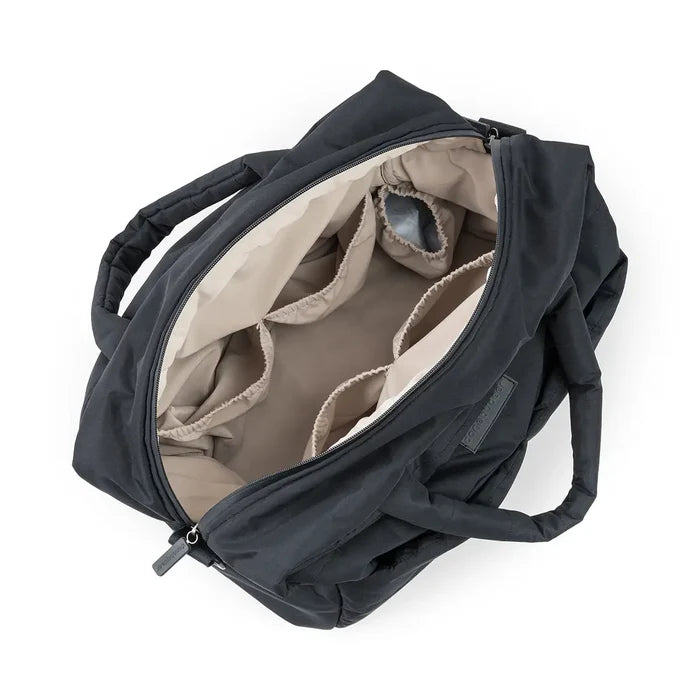 DONE BY DEER Quilted Nappy Bag, Black