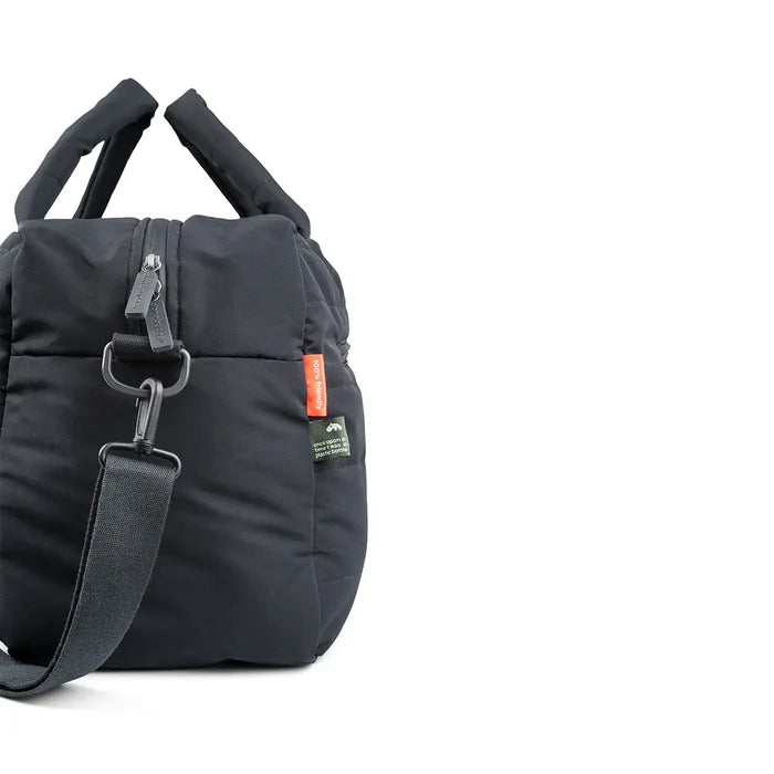 DONE BY DEER Quilted Nappy Bag, Black