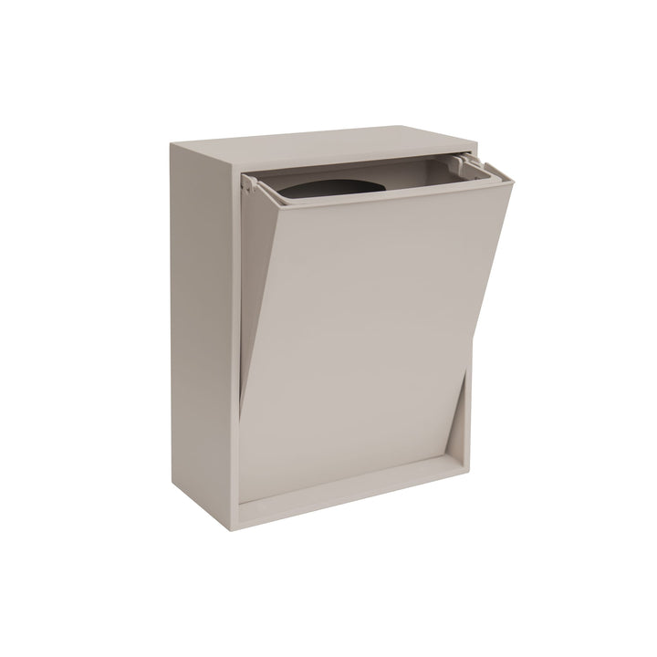 RECOLLECTOR Recycling Box, Silver Cloud Grey