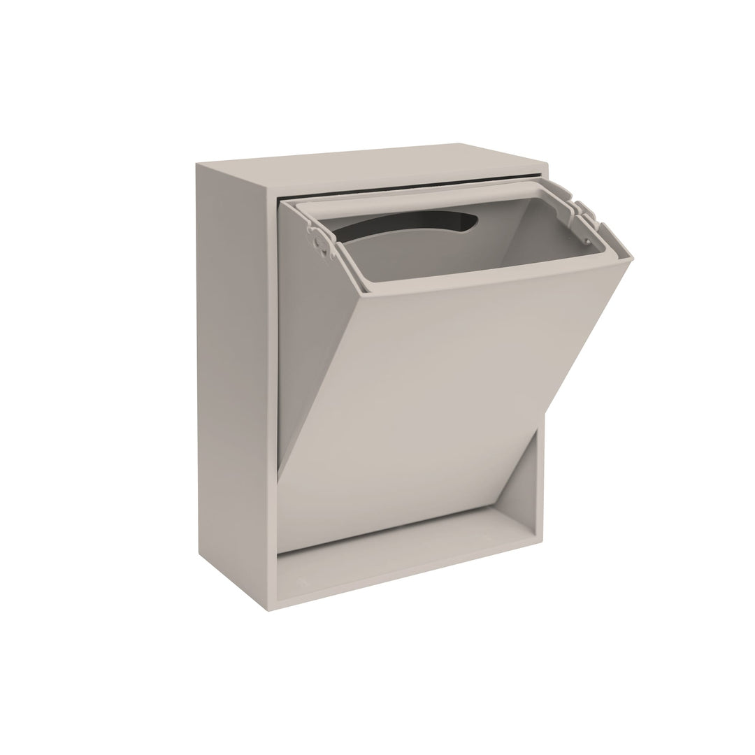RECOLLECTOR Recycling Box, Silver Cloud Grey