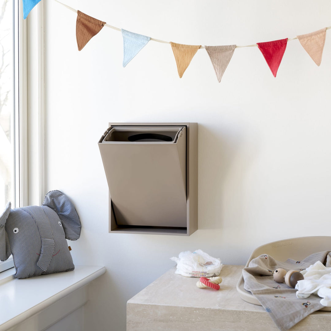 RECOLLECTOR Recycling Box, Silver Cloud Grey