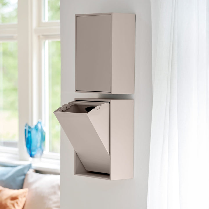 RECOLLECTOR Recycling Box, Silver Cloud Grey