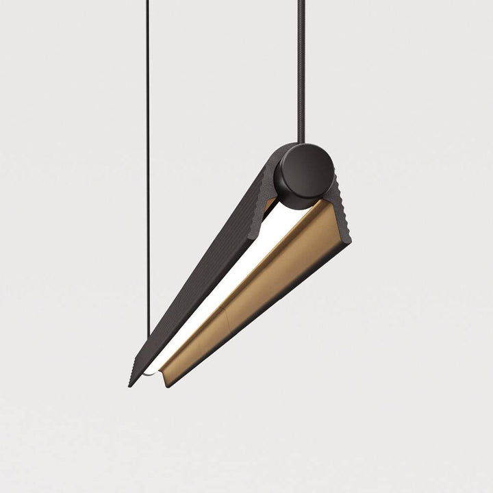 PRE-ORDER | SOUTH DRAWN Tile Linear Pendant Light, Black Chocolate