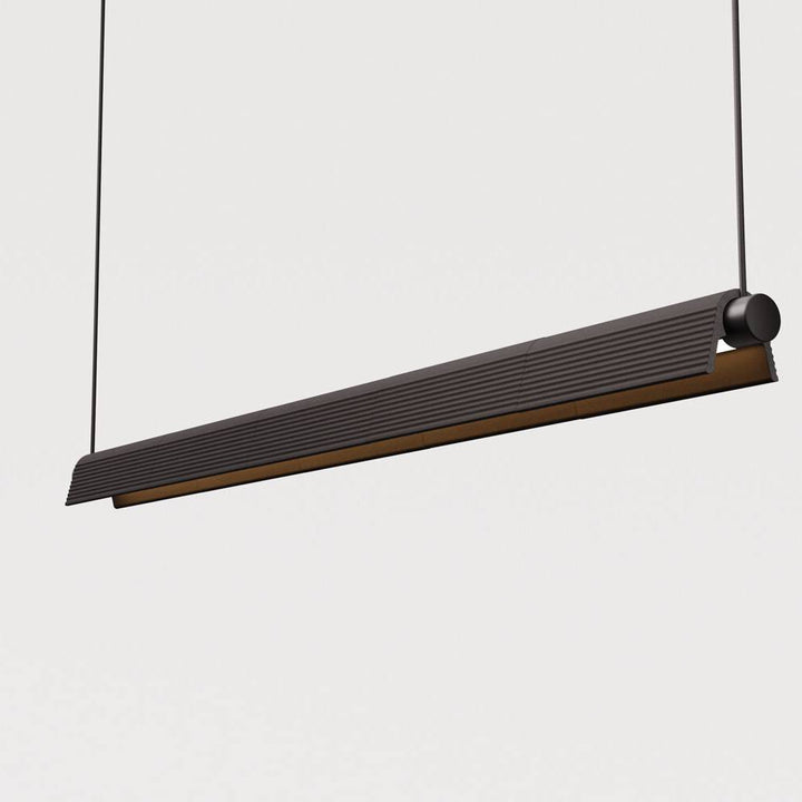 PRE-ORDER | SOUTH DRAWN Tile Linear Pendant Light, Black Chocolate