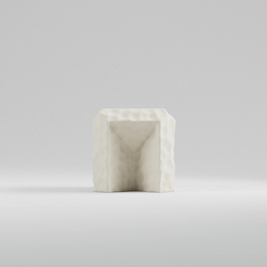 SPECIAL STUDIO Monolithic Side Table, Eggshell Matte