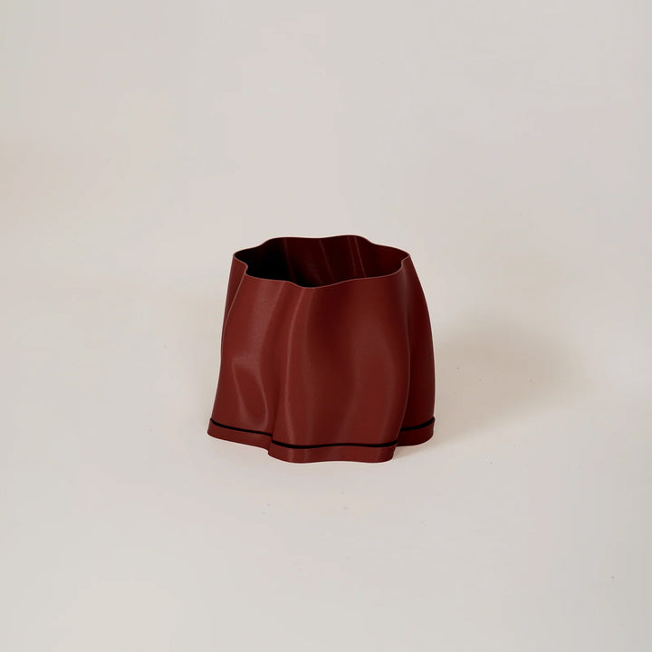 SPECIAL STUDIO Lulu Planter, Medium, D18xH19cm, Burgundy Matte