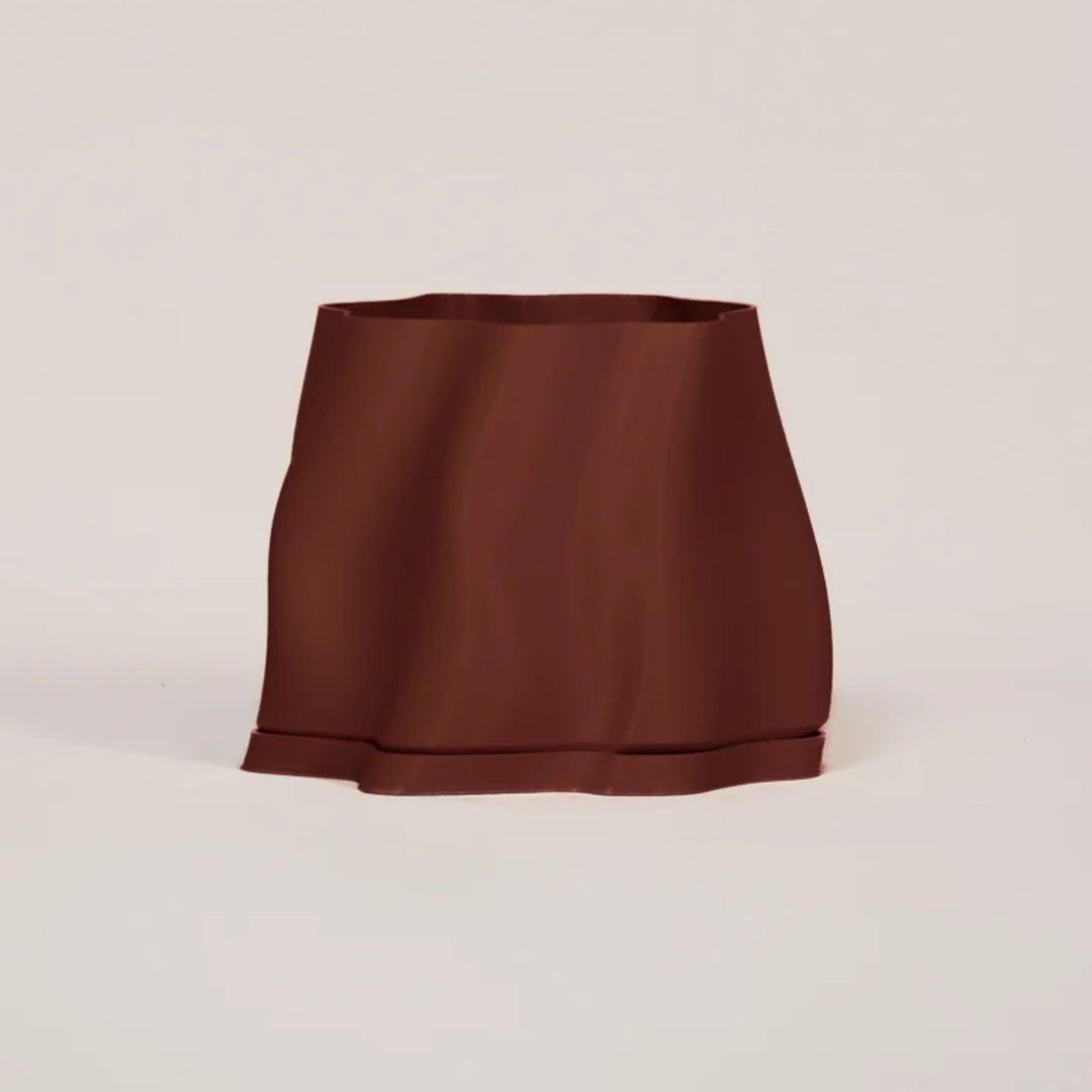 SPECIAL STUDIO Lulu Planter, Medium, D18xH19cm, Burgundy Matte