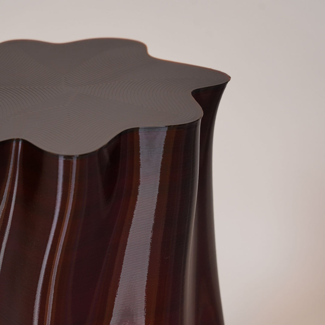 SPECIAL STUDIO Lulu Stool, Medium H45cm, Amber Gloss