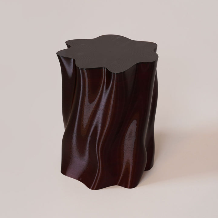 SPECIAL STUDIO Lulu Stool, Medium H45cm, Amber Gloss