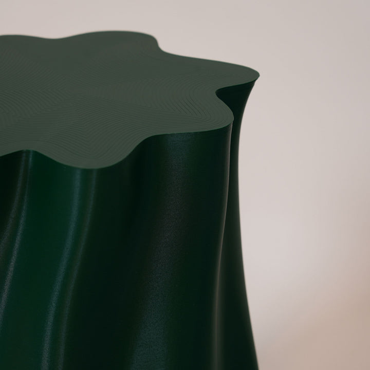 SPECIAL STUDIO Lulu Stool, Medium H45cm, Emerald Gloss
