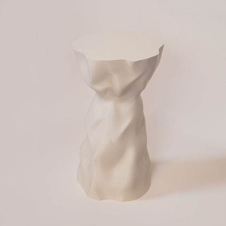 SPECIAL STUDIO Noise Side Table, Eggshell Matte
