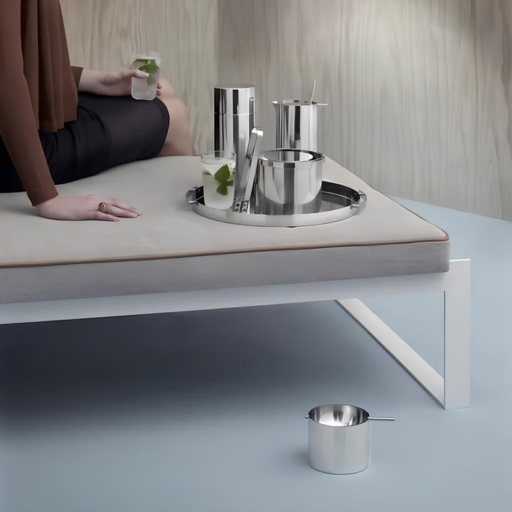 STELTON ARNE JACOBSEN Cylinda Revolving Ashtray, 10cm
