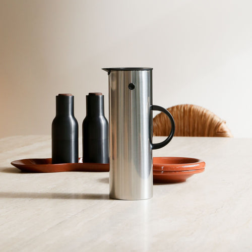 STELTON Em77 Water Vacuum Thermal Jug 1 Litre, Steel