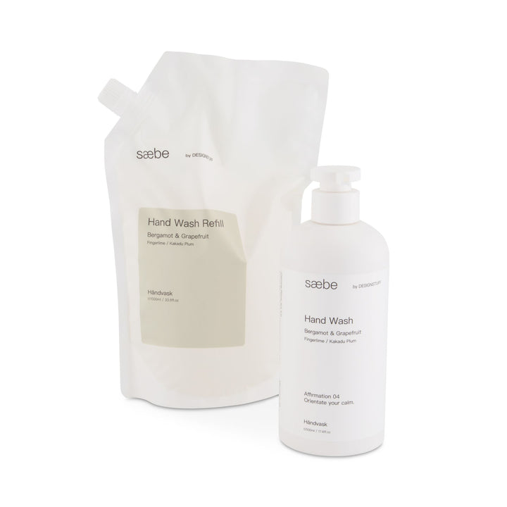 DESIGNSTUFF Saebe Hand Wash, Bergamot & Grapefruit, 500 ml