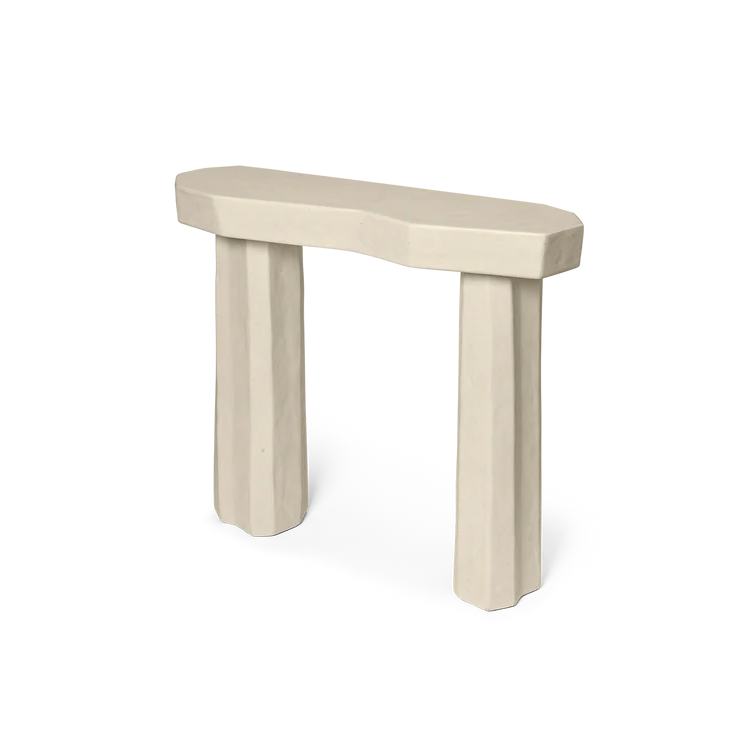 FERM LIVING Staffa Console Table, Ivory