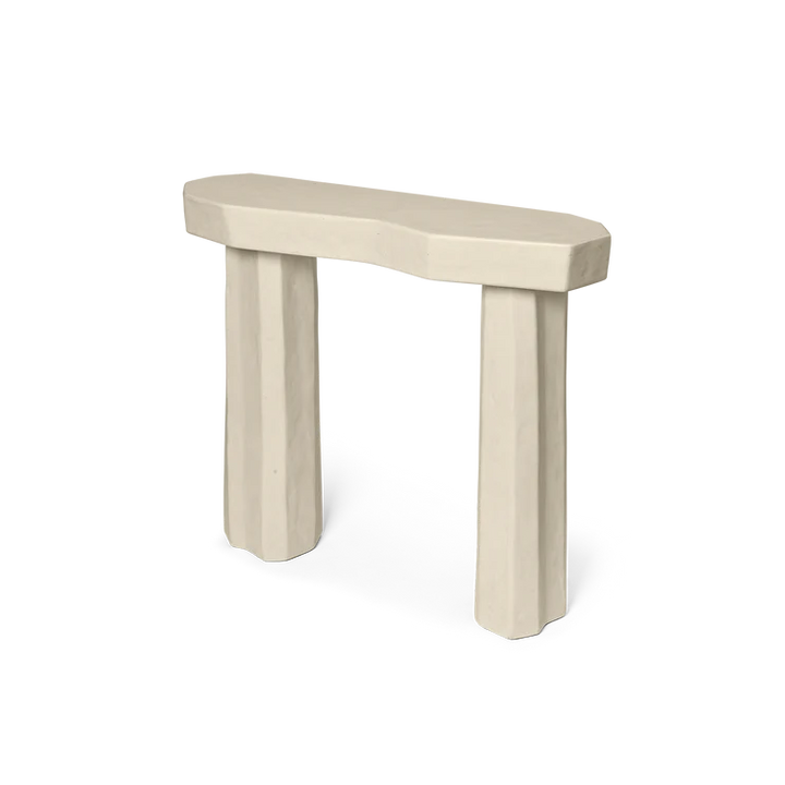 FERM LIVING Staffa Console Table, Ivory
