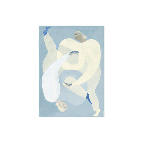 THE POSTER CLUB Sofia Lind, Hold You, Blue Poster Art Print, 50x70cm