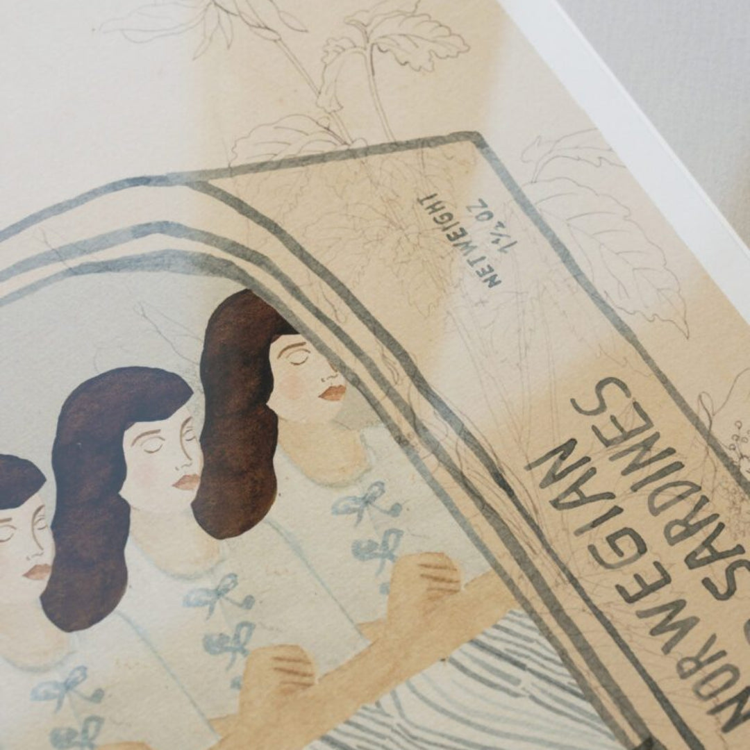 THE POSTER CLUB Nap Time, Chloe Purpero Johnson, 30x40cm