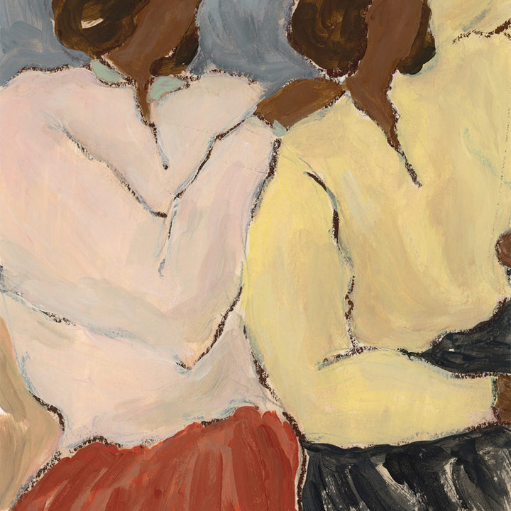 THE POSTER CLUB Sacrée Frangine, Side by Side, Art Card, A5
