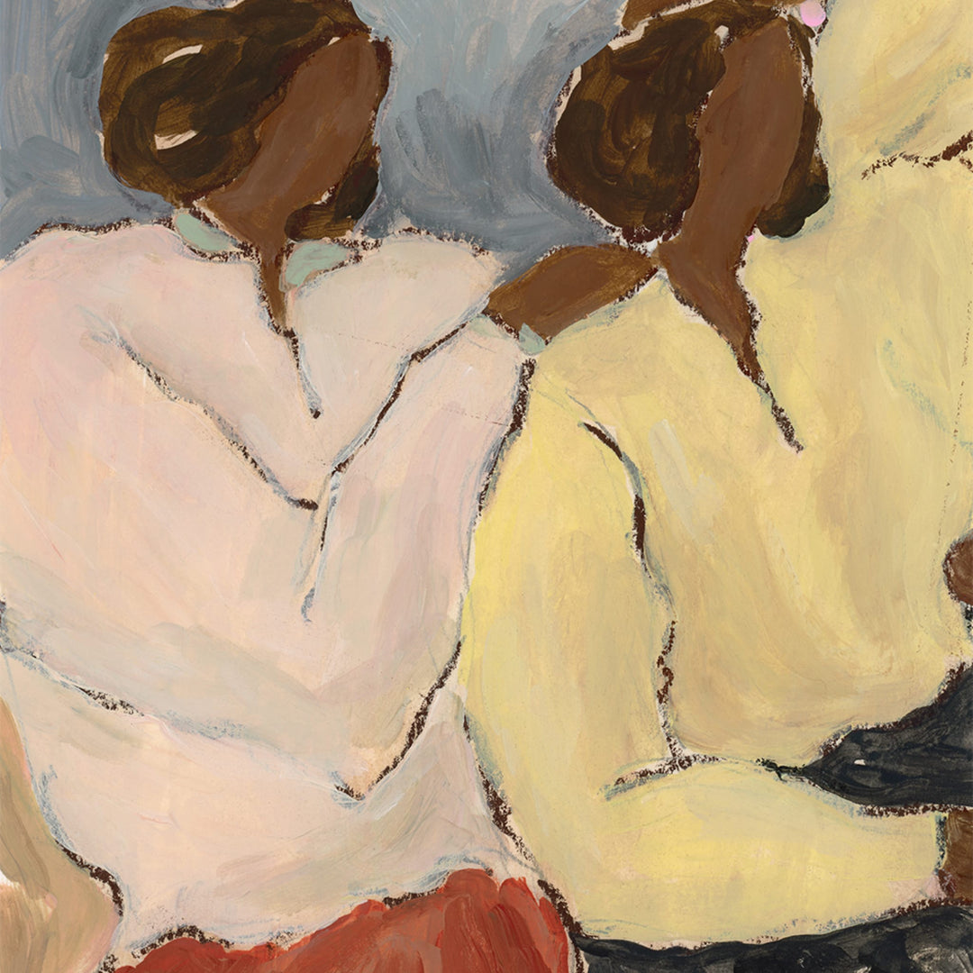 THE POSTER CLUB Sacrée Frangine, Side by Side, Art Poster, 50x70cm