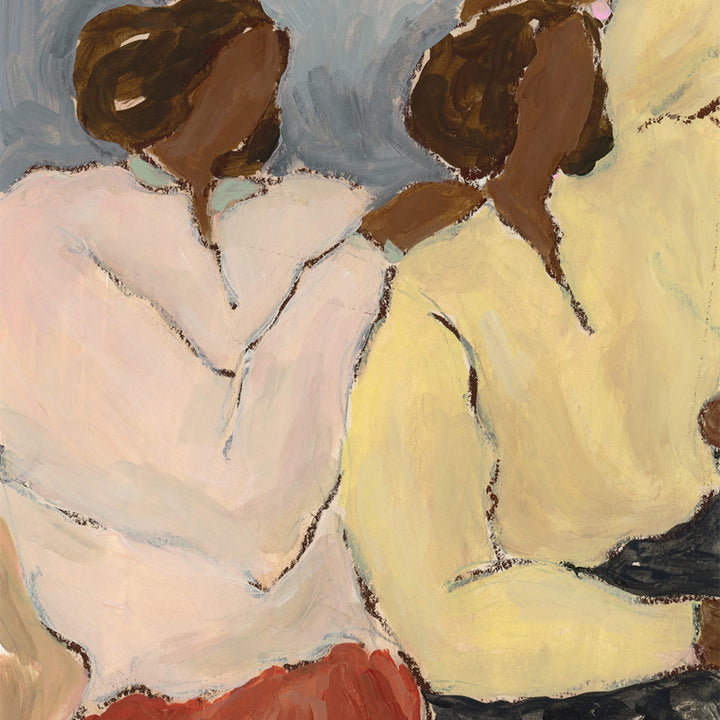 THE POSTER CLUB Sacrée Frangine, Side by Side, Art Poster, 50x70cm