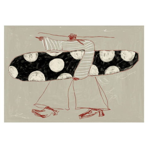 THE POSTER CLUB Sam at Sea, Lucia Tuffley, 30x40cm