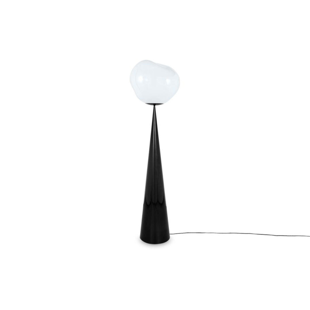 PRE-ORDER │ TOM DIXON Melt Cone Fat Floor Lamp LED, Opal/Black