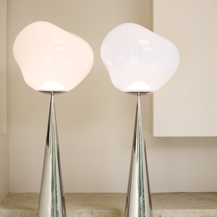 PRE-ORDER | TOM DIXON Melt Cone Fat Floor Lamp LED, Opal/Chrome