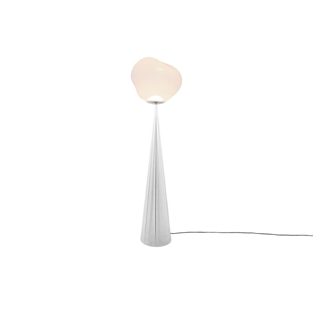 PRE-ORDER | TOM DIXON Melt Cone Fat Floor Lamp LED, Opal/Chrome