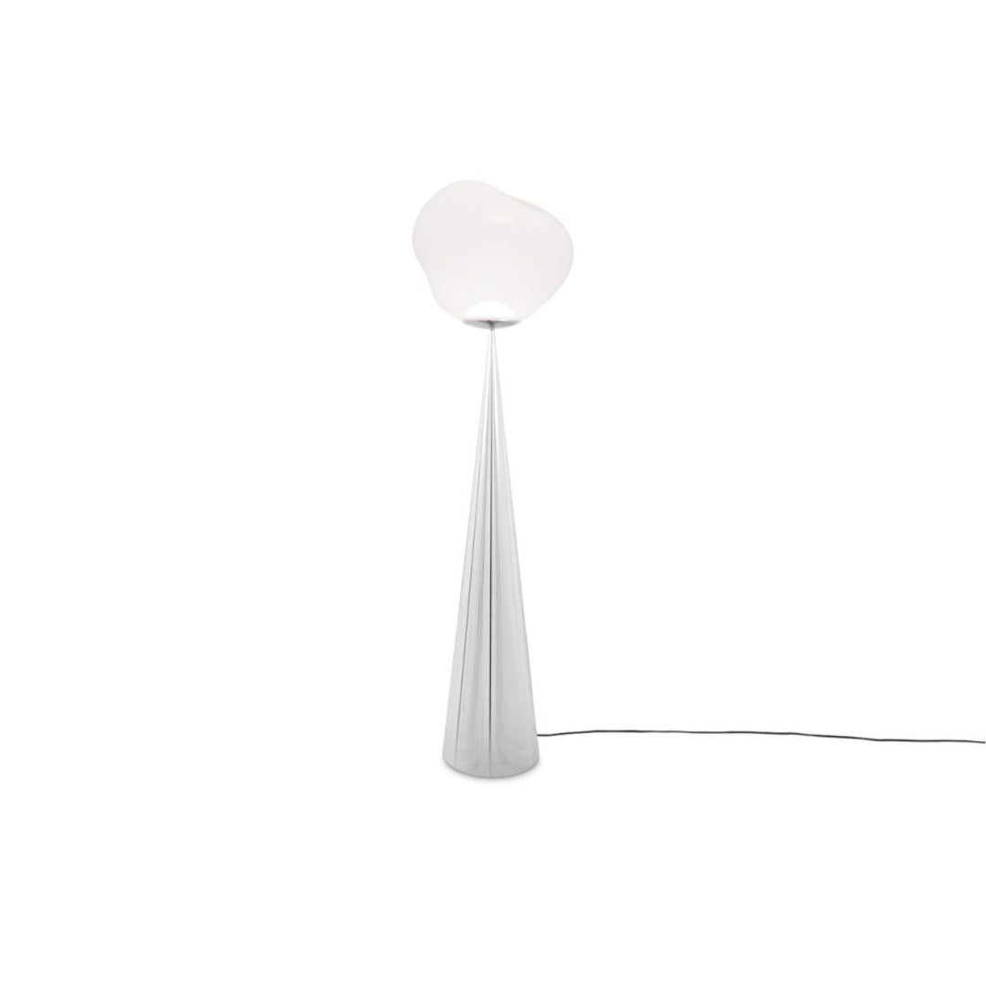 PRE-ORDER | TOM DIXON Melt Cone Fat Floor Lamp LED, Opal/Chrome
