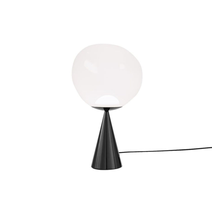 PRE-ORDER │ TOM DIXON Melt Cone Fat Table Lamp LED, Opal/Black