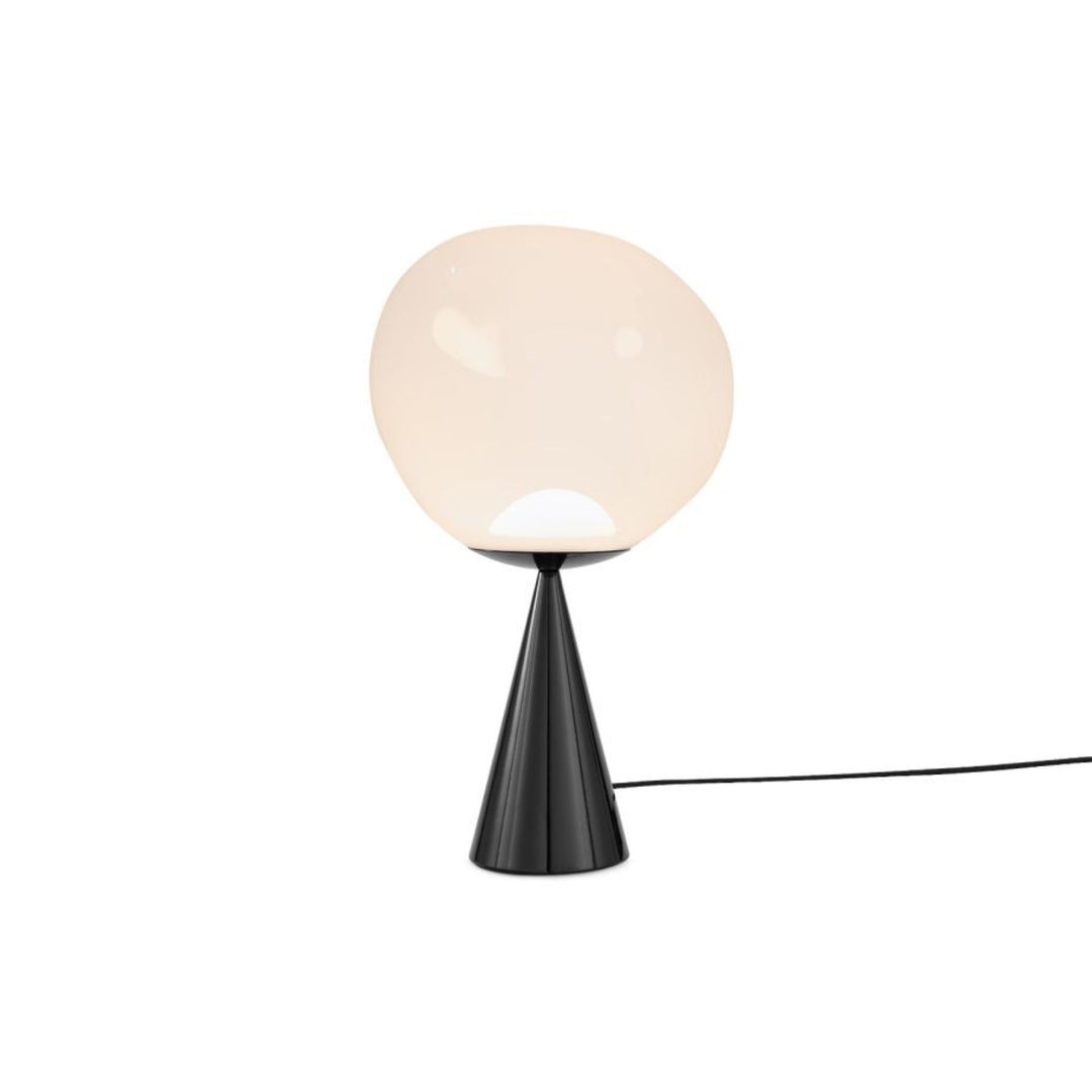 PRE-ORDER │ TOM DIXON Melt Cone Fat Table Lamp LED, Opal/Black