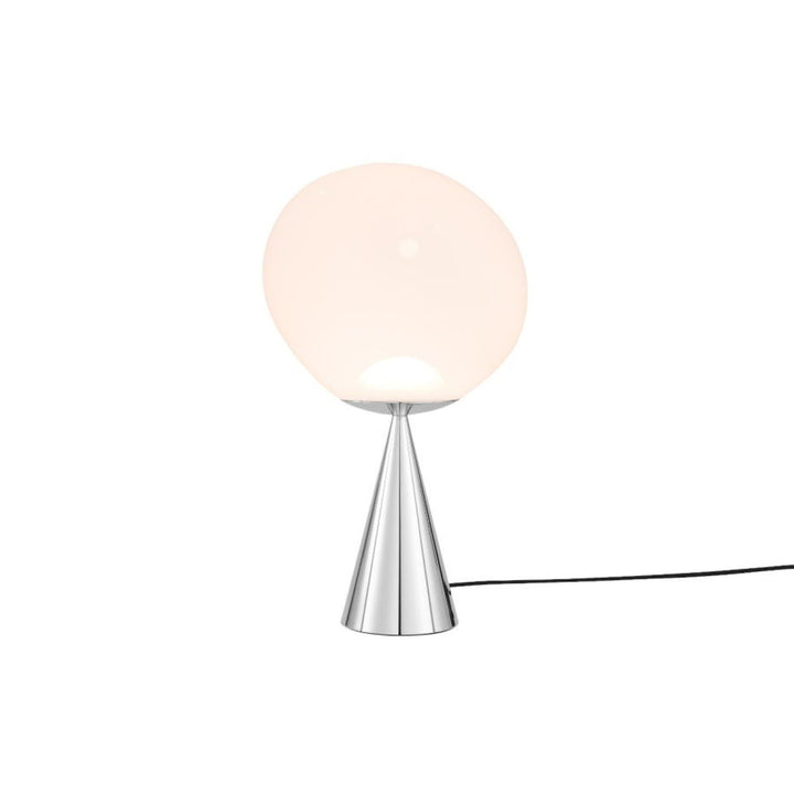 PRE-ORDER | TOM DIXON Melt Cone Fat Table Lamp LED, Opal/Chrome