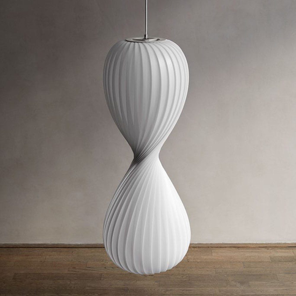 PRE-ORDER | TOM ROSSAU TR10 Pendant Light, White Plastic, 40x100cm