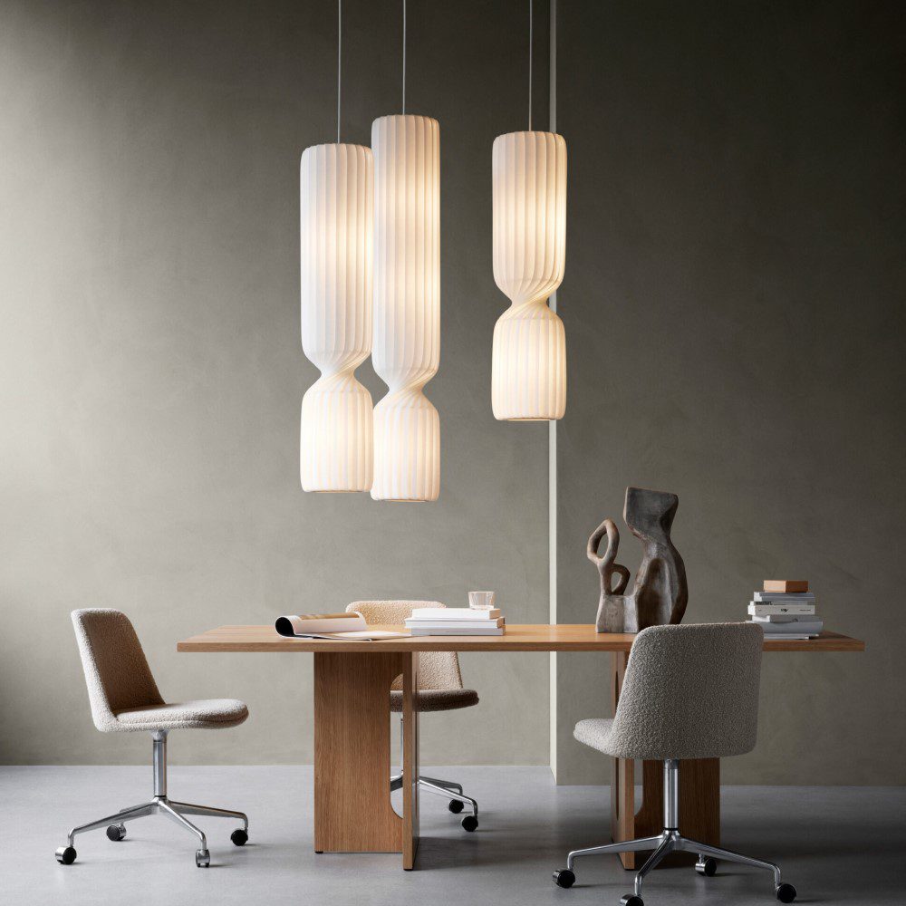 PRE-ORDER | TOM ROSSAU TR41 Pendant Light, White PC/Non-woven – 3 sizes