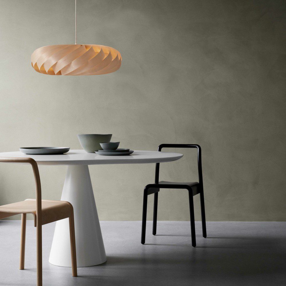 PRE-ORDER | TOM ROSSAU TR37 Pendant Light, White PC/Non-woven - 3 Sizes - 25x94cm