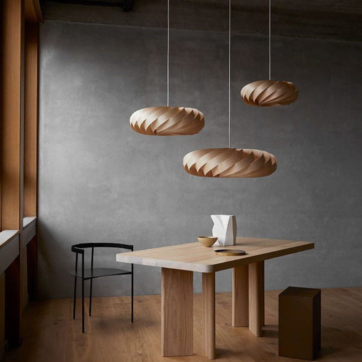 PRE-ORDER | TOM ROSSAU TR37 Pendant Light, White PC/Non-woven - 3 Sizes - 25x94cm