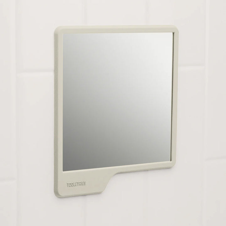 TOOLETRIES The Oliver Shower Mirror, Sand