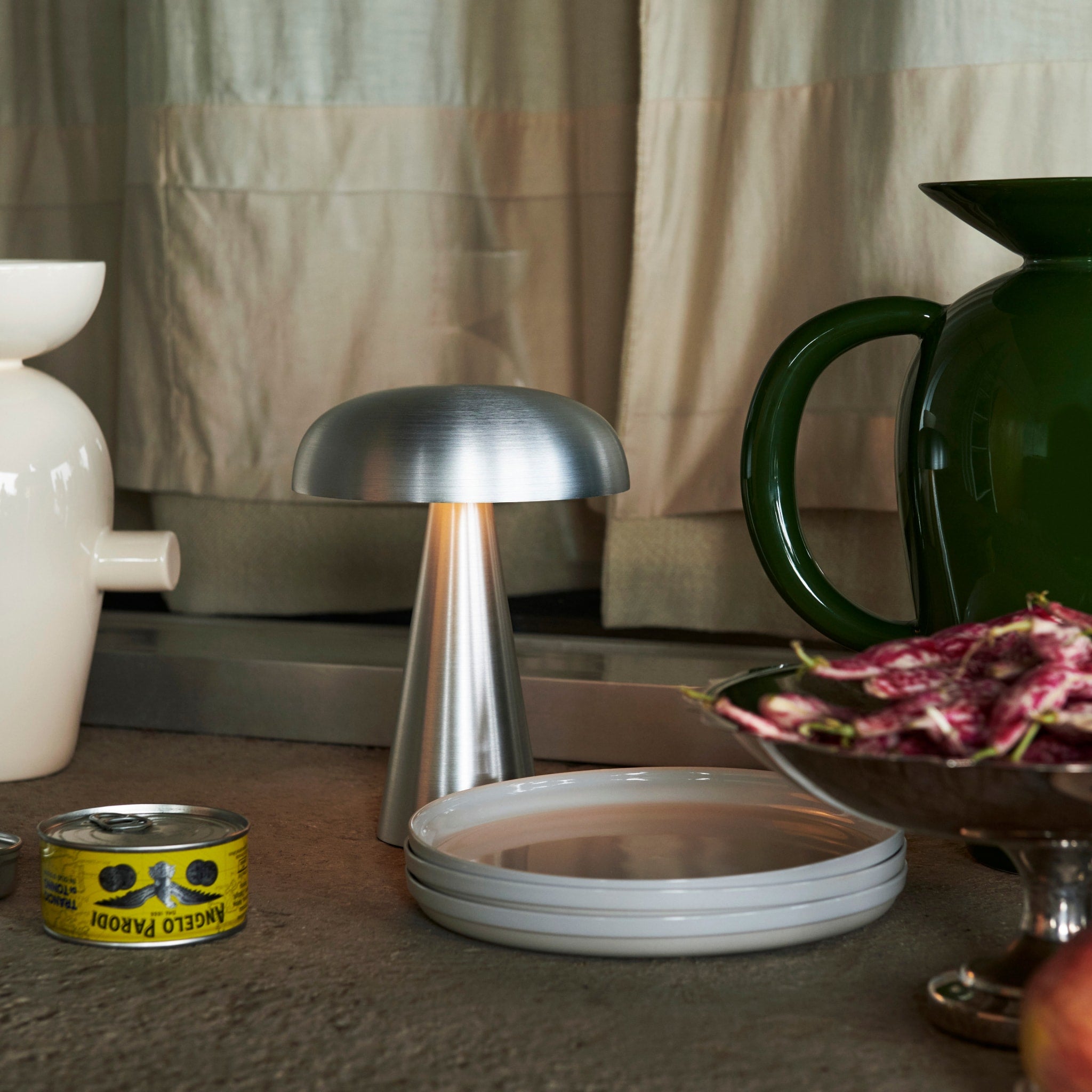 &TRADITION Como Portable Lamp, Aluminium