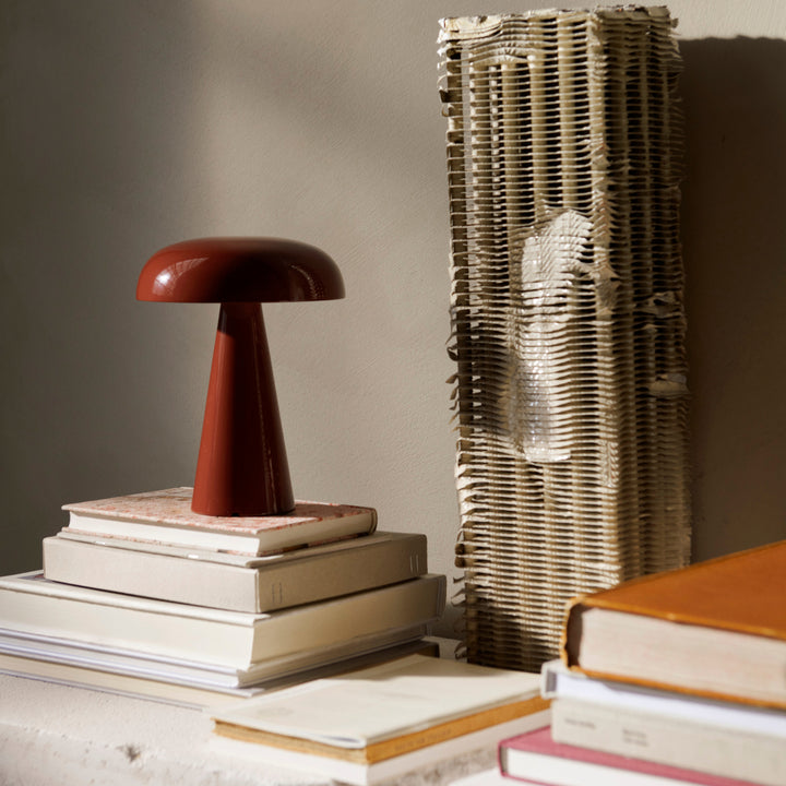 &TRADITION Como Portable Lamp, Red Brown