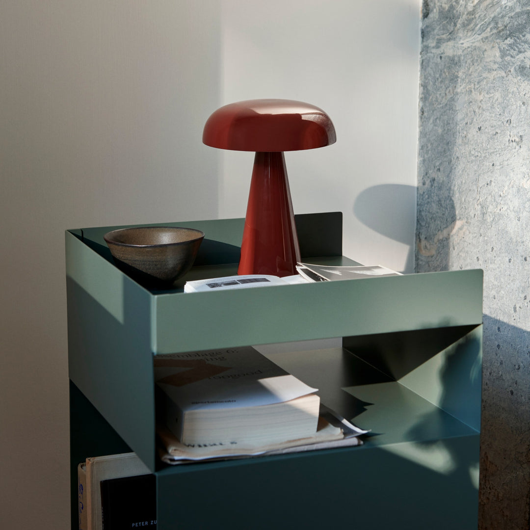 &TRADITION Como Portable Lamp, Red Brown
