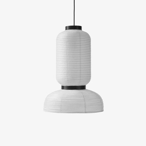 &TRADITION Formakami Pendant JH3, D46cm, Ivory White & Black Stained Oak