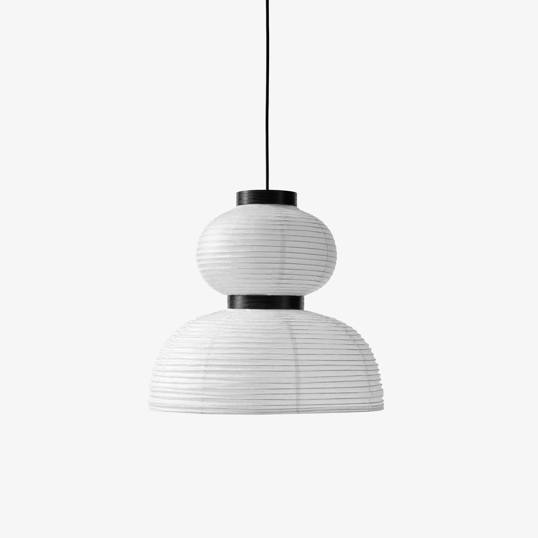 &TRADITION Formakami Pendant JH4, D50cm, Ivory White & Black Stained Oak