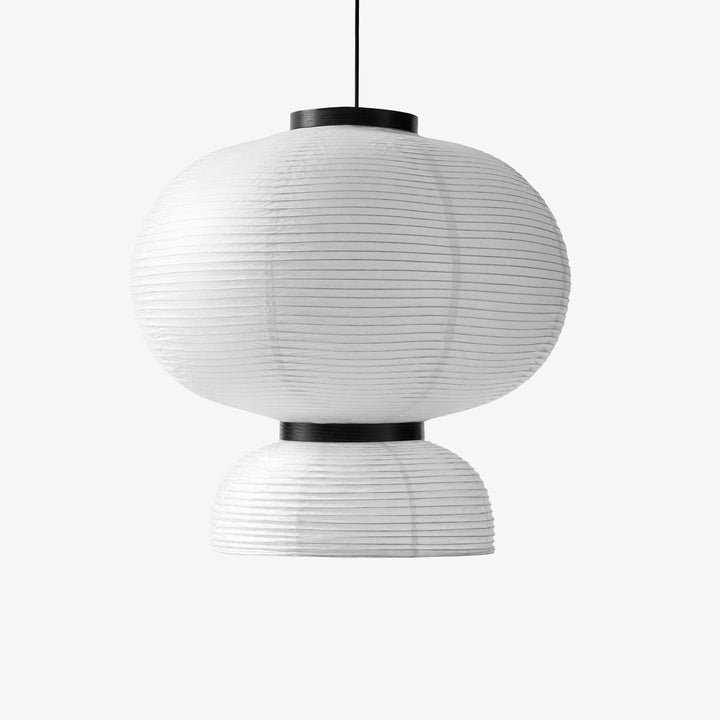 &TRADITION Formakami Pendant JH5, D70cm, Ivory White & Black Stained Oak