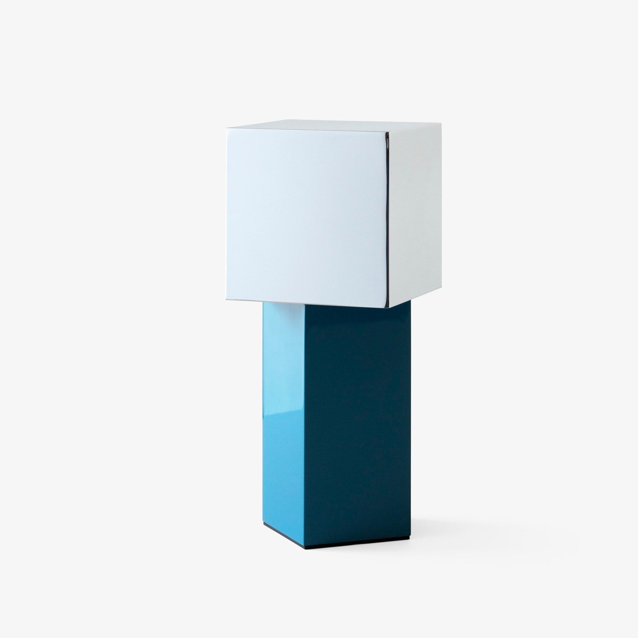 &TRADITION Pivot Portable Lamp, Blue & Silver