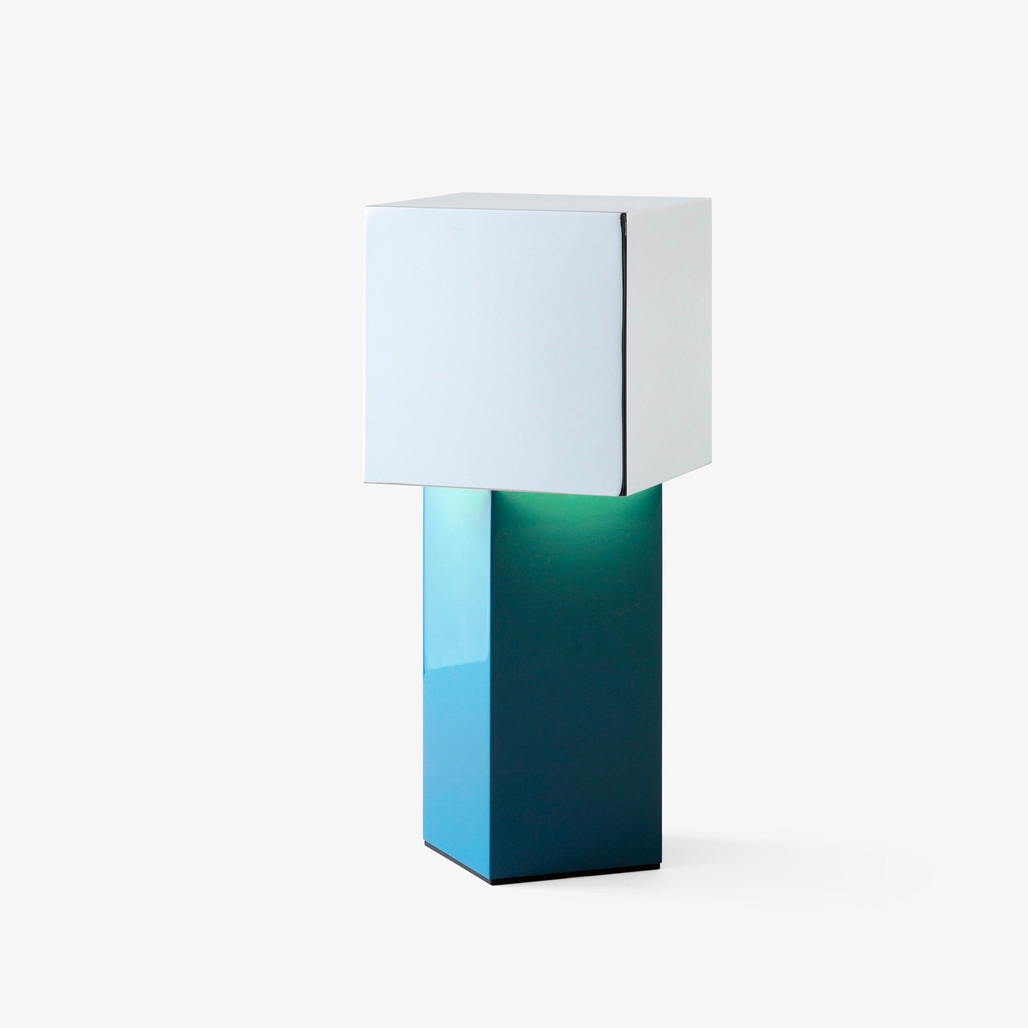 &TRADITION Pivot Portable Lamp, Blue & Silver
