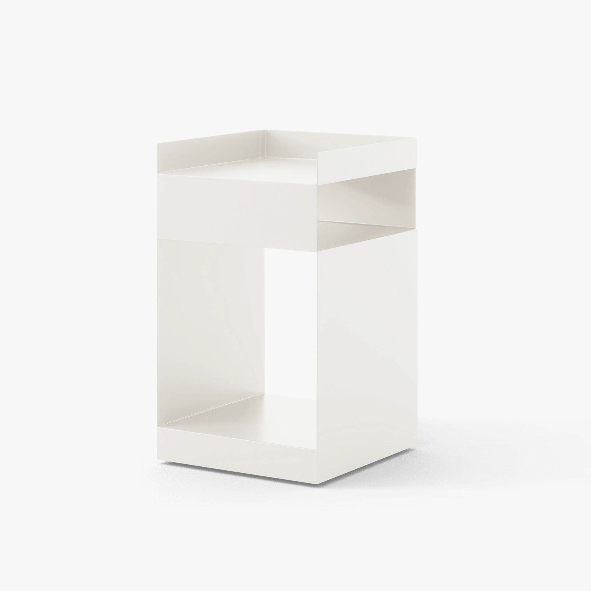 &TRADITION Rotate Trolley/Side Table, Ivory