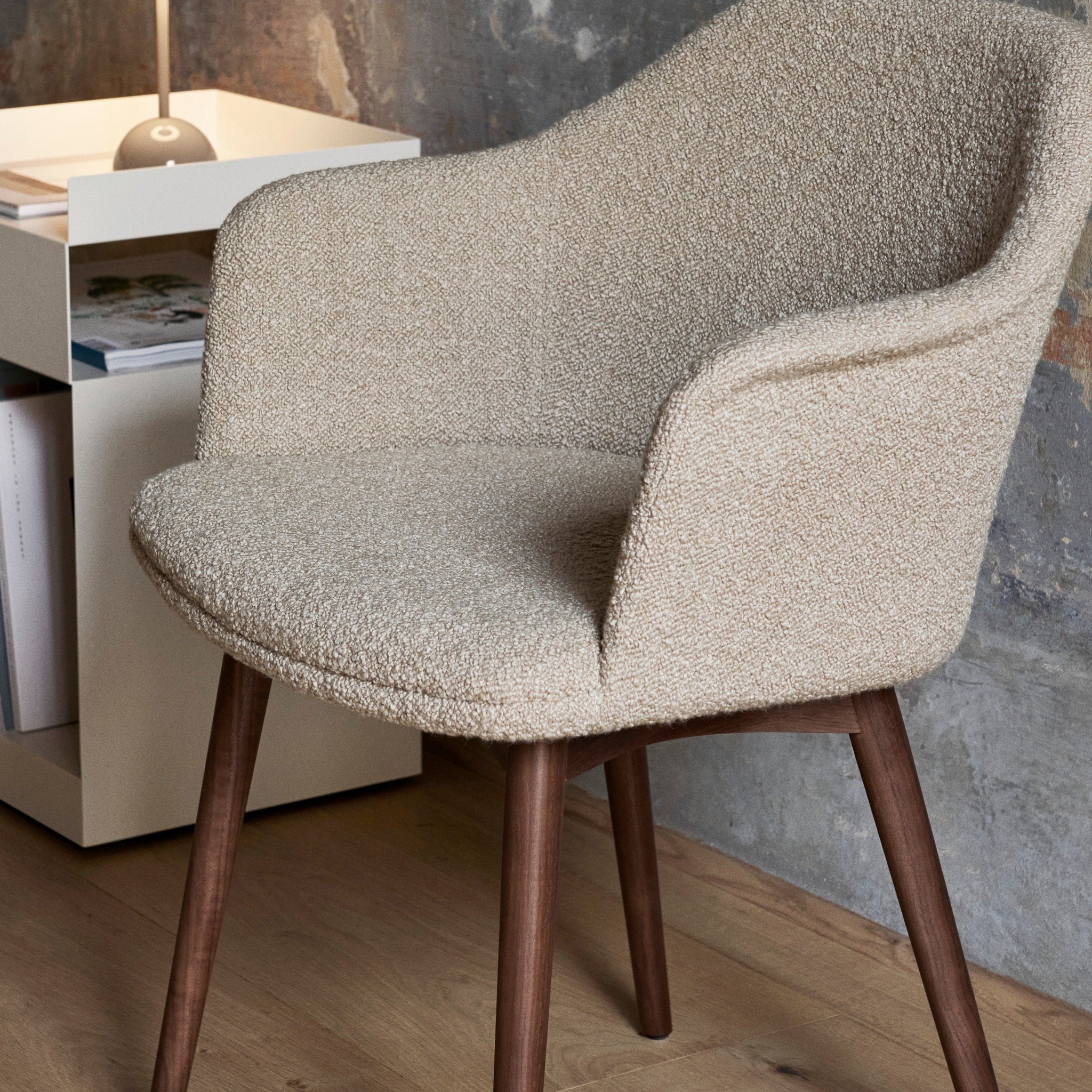 &TRADITION Rotate Trolley/Side Table, Ivory